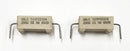 Lot of 2, Dale 200 Ohm 5 Watt Wirewound Ceramic Power Resistors 5W