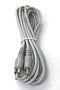 10' 3.5mm Mono Mini Plug to Single RCA Plug AV Cable, 10 Foot Grey - MarVac Electronics