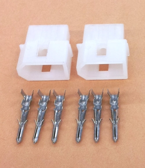 Philmore 61-103, 1 Pair of 3 Pin 0.062" Male Molex Connectors w/6 Male Pins
