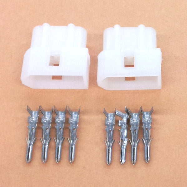 Philmore 61-104, 1 Pair of 4 Pin 0.062" Male Molex Connectors w/8 Male Pins