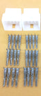 Philmore 61-215, 1 Pair of 15 Pin 0.093" Male Molex Connectors w/30 Male Pins