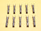 Amp 627-1, 10 Pieces of Universal MATE-N-LOK Female Socket Pins ~ 350551-1