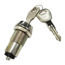 68-2808, SPST ON or OFF Position Key Switch, Key Removable in ON or OFF Position