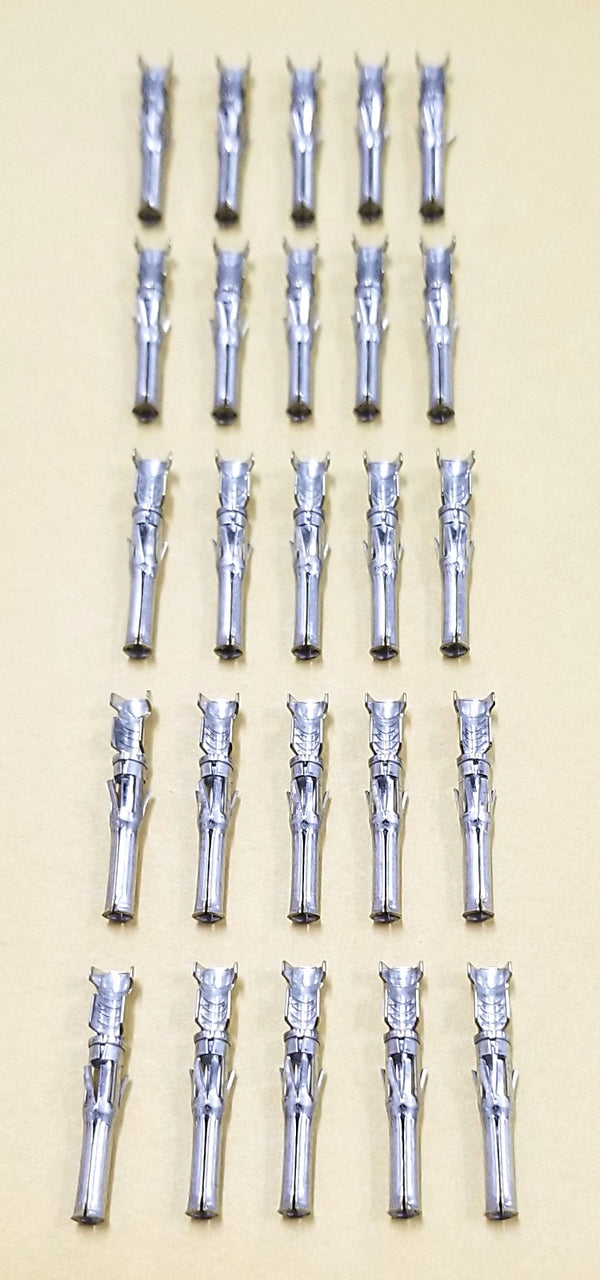 NEW Lot of 25 AMP 66590-1 Female Round Pins for CPC Series Connectors
