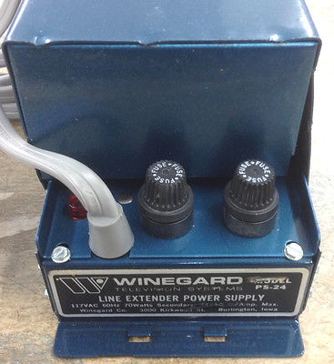 Winegard PS-24 Line Extender Power Supply 117Vac 60Hz 70 Watt, 24Vac 2.1 Amp - MarVac Electronics