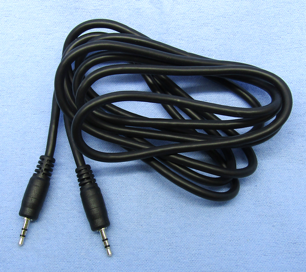 Philmore 70-206 6 Foot Male 2.5mm Stereo Plug to Male 2.5mm Stereo Plug Cable