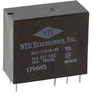 NTE R25-11D10-48 48 Volt DC Coil, 10 Amp DPDT General Purpose Relay