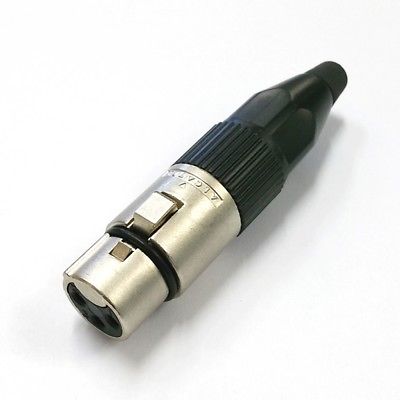 Alcatel Amphenol AC3F, Solder Type, 3 Pin Female XLR Jack – MarVac ...