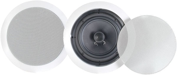 Goldwood GR-800 8" Ceiling speakers Pair White