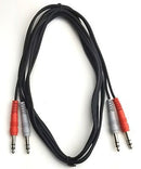 10' SR Sound NSS-10, 1/4" Stereo Plug to Plug Balanced Audio Cable, 10ft TRS