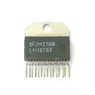 Original National LM1876T Dual 20W Audio Amplifier IC 15 Pin LM1876 - MarVac Electronics