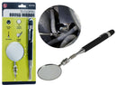 8014TM. SON 33" Telescoping 2.0" Round Mirror with Black Cushion Grip Handle
