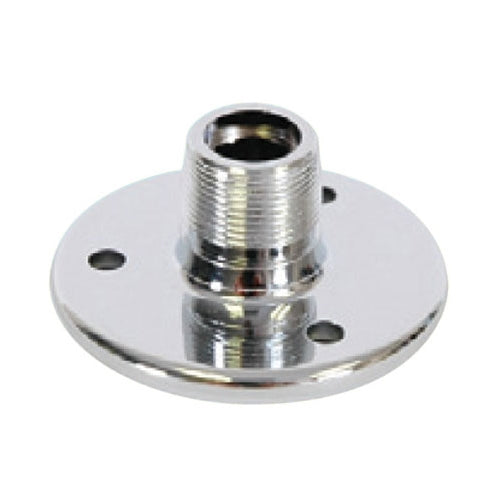 WindTech 8040, 1.75" (44mm) Chrome Microphone Podium Flange ~ 5/8"-27 Thread
