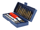 16 Piece Hobby Knife Set W/Aluminum Collet Chucks and Plastic Storage Box