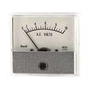 Shurite 8403Z, 0-10 Volt AC Analog Meter ~ 2.5" x 2.3" Panel Face, 2" Round Body