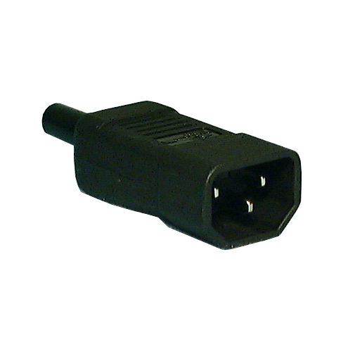 Philmore # 8523 Male 3 Pin Inline IEC 320 AC Connector ~ 10A @ 250V AC