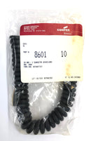 Belden 8601, 6FT 2 Conductor 18 Gauge Coiled Cord with Raw Ends, 2C 18AWG