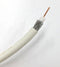 25' Belden 9116 75 Ohm RG6 100% Braid & Foil Shield Coax Cable White