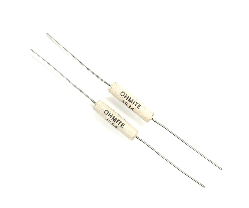 Lot of 2, Ohmite 95J1R5 1.5 Ohm 5 Watt Wirewound Power Resistors 5W ~ Old