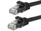 7 Foot BLACK CAT6 Ethernet Patch Cable with Snagless Flexboot Ends MV9799