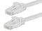 75 Foot White CAT6 Ethernet Patch Cable with Snagless Flexboot Ends 72-111-75-WH