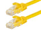 25 Foot YELLOW CAT6 Ethernet Patch Cable with Snagless Flexboot Ends MV9872