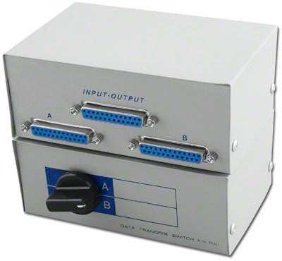 ABM-25-2, AB 2 Position Data Switch Box, DB25 Pin 2-Way