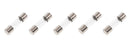 5 Pack of Buss AGX-7, 7A 125V Fast Acting (Fast Blow) Glass Fuses 1/4" x 1"
