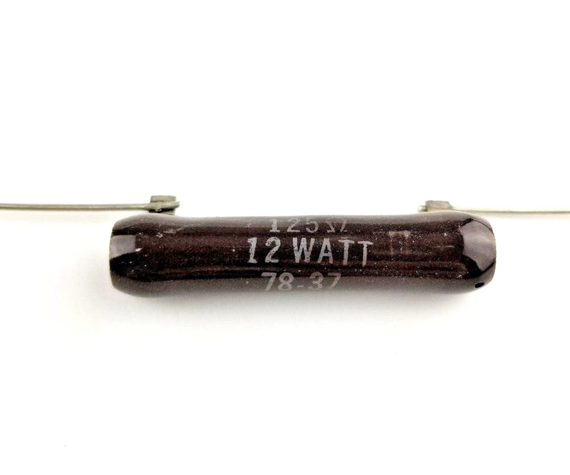 Ohmite Brown Devil B12J125, 125 Ohm 12 Watt Wirewound Power Resistor 12W