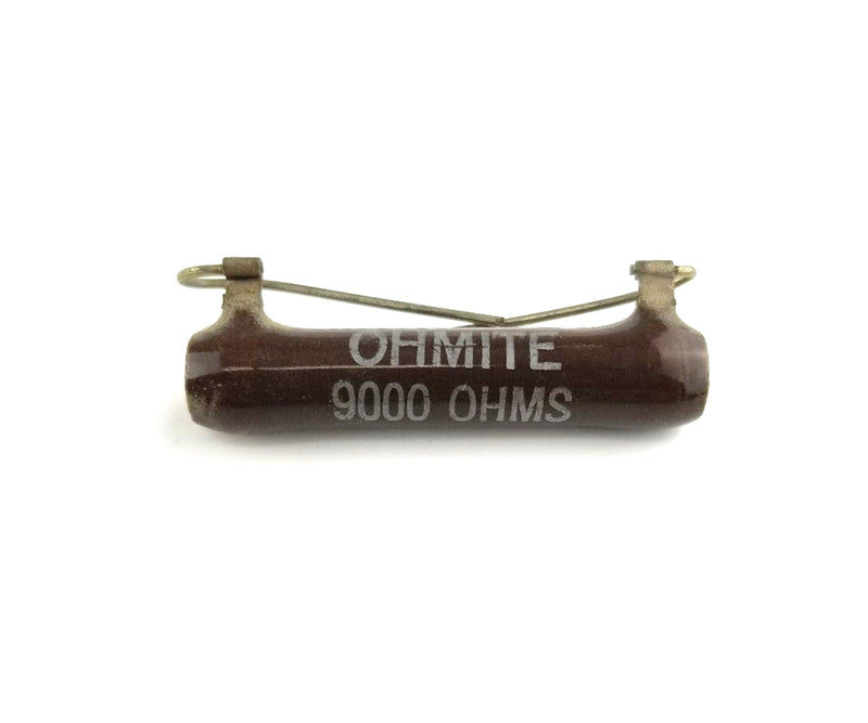 Ohmite Brown Devil B12J9K0, 9K Ohm 12 Watt Wirewound Power Resistor 12W