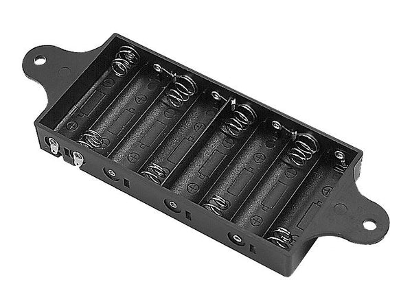 Philmore BH381M Eight (8) AA Cell (UM-3) Battery Holder with Mounting Ears