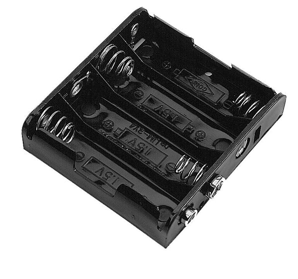 Philmore BH441S Four (4) AAA Cell (UM-4) Battery Holder with Snap Connector