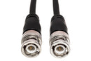 HOSA BNC-58-101, 50 Ohm BNC Male to BNC Male Cable 1 Foot