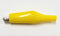 Sato Parts # C-4-M-Y, 35mm Alligator Clip with Yellow Boot 5A @ 30V
