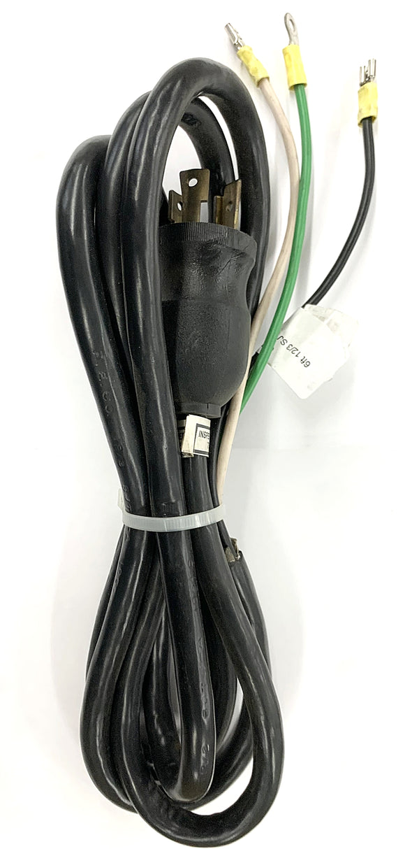 Guasti Wire Product  (GPW C36), 6 Foot Black 12/3 SJT Black Power Cord