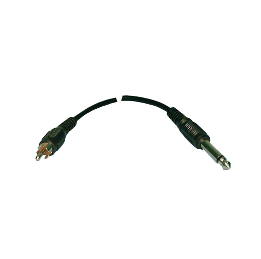 Philmore # CA30 6 Foot Male RCA Plug to Male 1/4" Mono Plug Cable