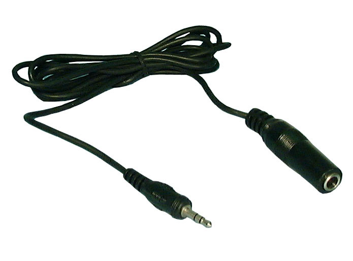 Philmore CA77 6FT Female 1/4" Stereo Jack to Male 3.5mm Stereo Mini Plug Cable