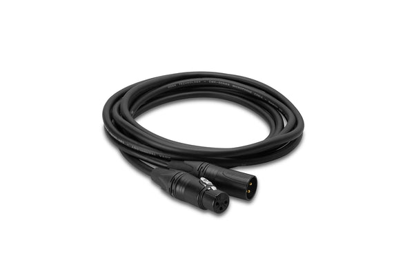 HOSA CMK-005AU Edge Microphone Cable, Neutrik XLR3F to XLR3M, 5 ft