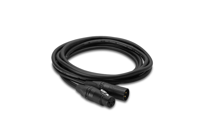 HOSA CMK-015AU Edge Microphone Cable, Neutrik XLR3F to XLR3M, 15 ft