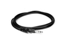 HOSA CMS-103 Stereo Interconnect, 3.5 mm TRS to 1/4 in TRS, 3 f\