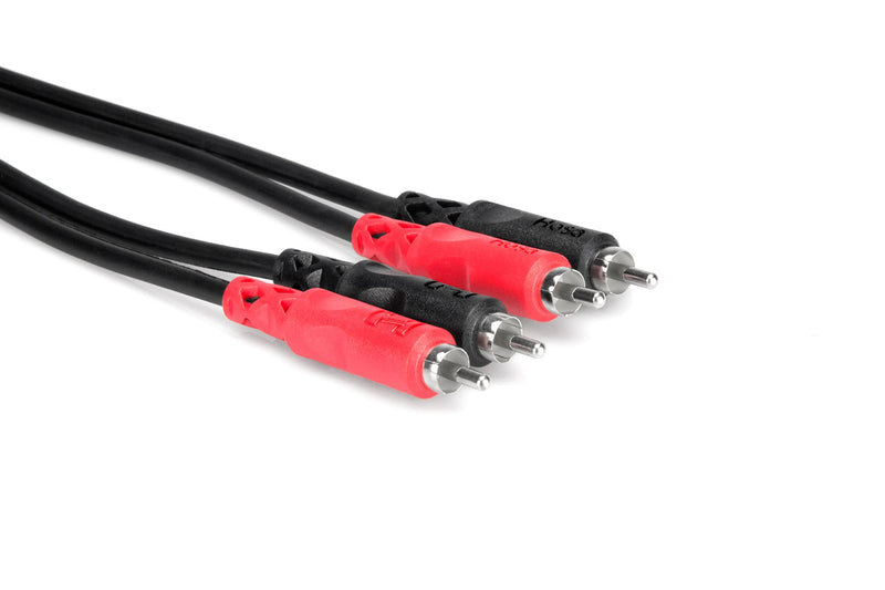 HOSA CRA-202 Stereo Interconnect, Dual RCA Male to Male, 2 Meter (6.54FT) Length