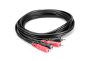 HOSA CRA-203 Stereo Interconnect, Dual RCA Male to Male, 3 Meter (9.84FT) Length