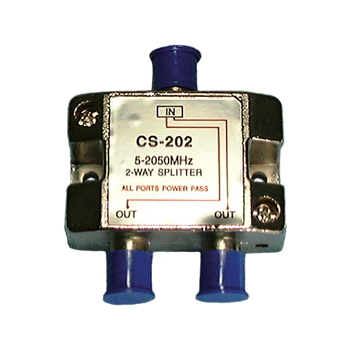 Philmore CS202, 75 Ohm "F" Type 2 Way High Frequency Splitter 5-2050MHz