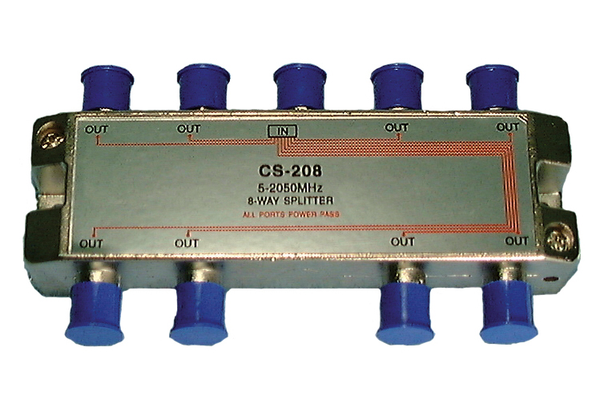 Philmore CS208, 75 Ohm "F" Type 8 Way High Frequency Splitter 5-2050MHz