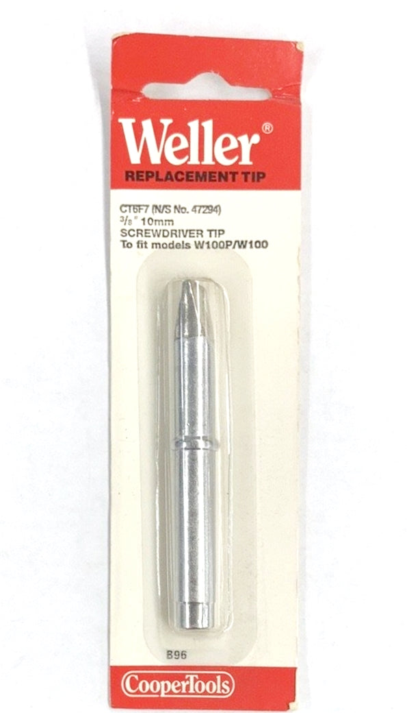 Weller CT6F7 700° 3/8" Screwdriver Tip for W100PG & W100P3 Soldering Irons