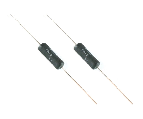 Lot of 2 Dale CW-5-6000, 6K Ohm 5 Watt 5% Wirewound Resistors 5W