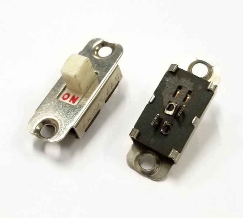 Lot of 2 Vintage Carling SPST ON-OFF Slide Switches  4A @ 125V AC UL