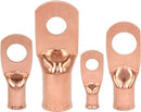 4 Pack 2AWG, 1/4" Stud Non Insulated HD Copper Ring Lug ~ 2 Gauge CL214-4