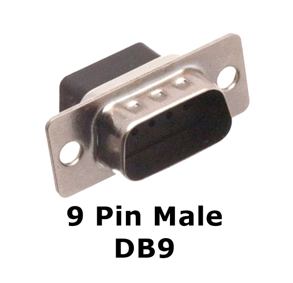 AD-9MT6-BK2, DB9 Male to RJ11 6C 2Piece Hood BLACK, 9pin Male D-Sub Adapter Kit