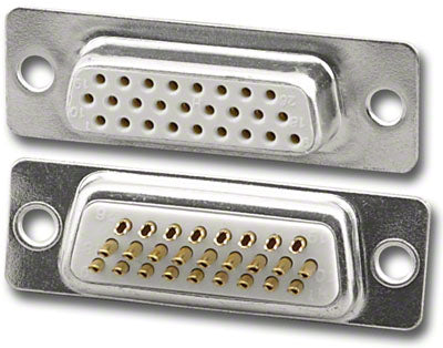 Pan Pacific DHS-26S, 26 Pin Female High Density D-Sub Solder Type Connector